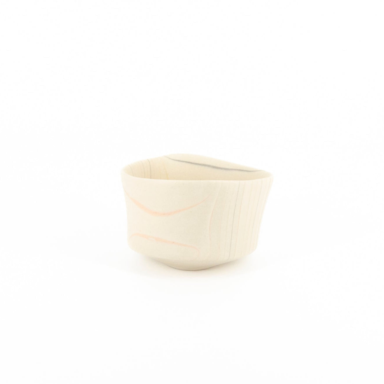 Laminated hollowed-out sake cup C