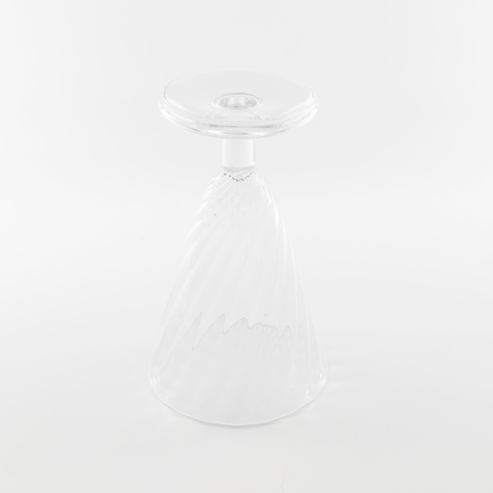 Footed molded mini glass