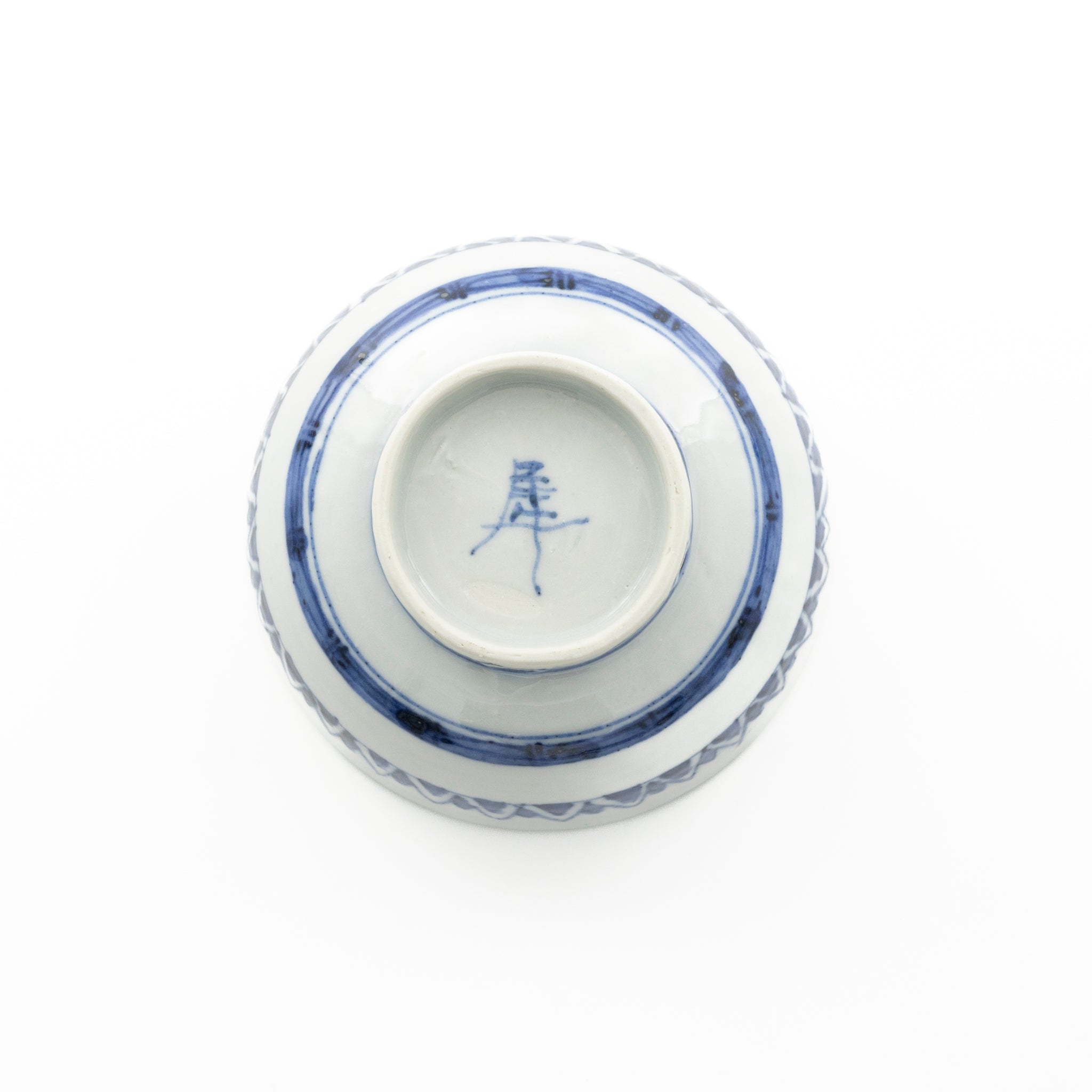 Large sawtooth corded bowl