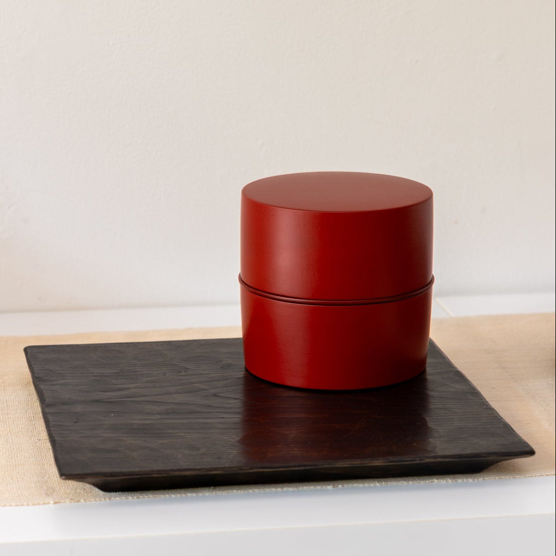 44_2-tiered round lunch box