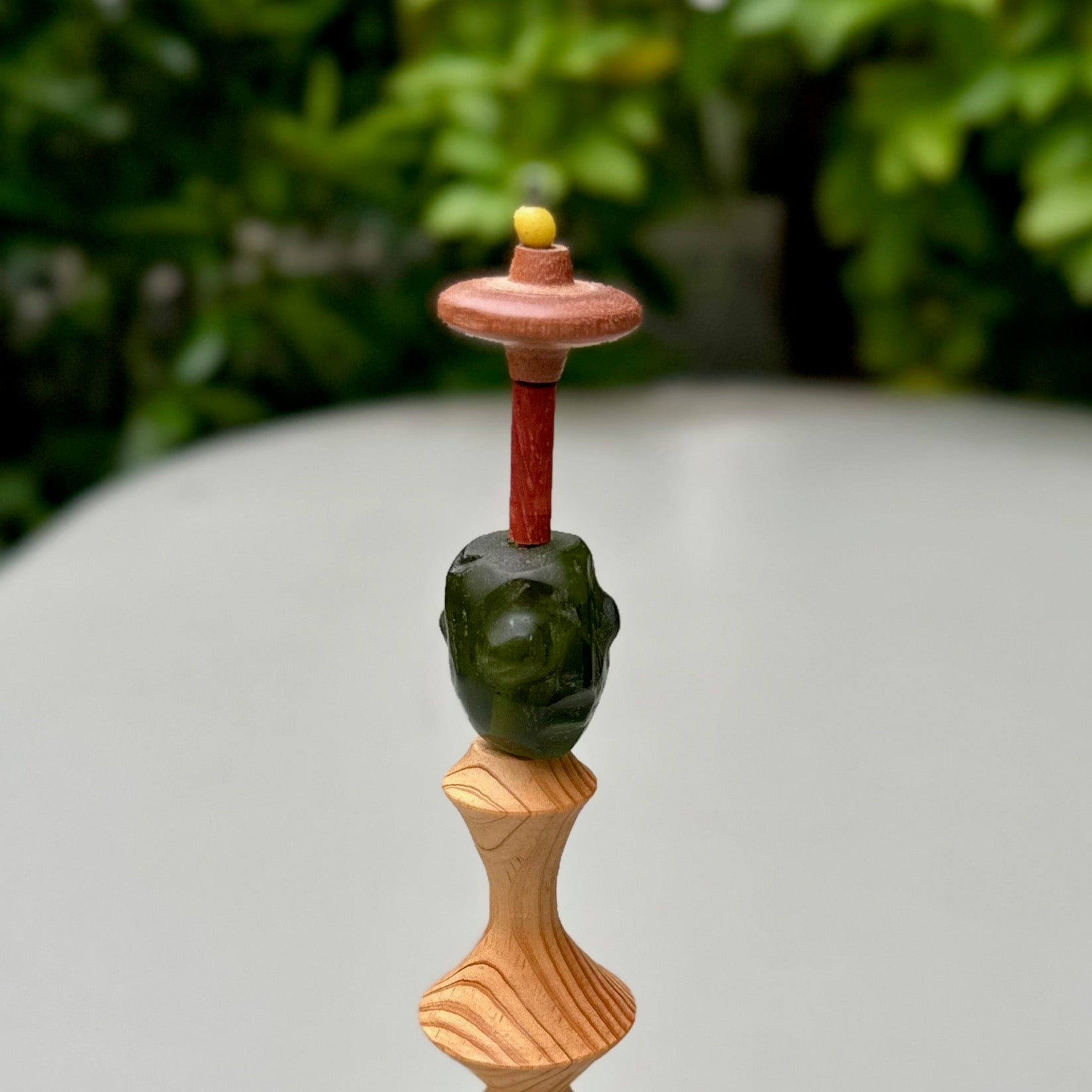 フェイスビーズのオブジェ