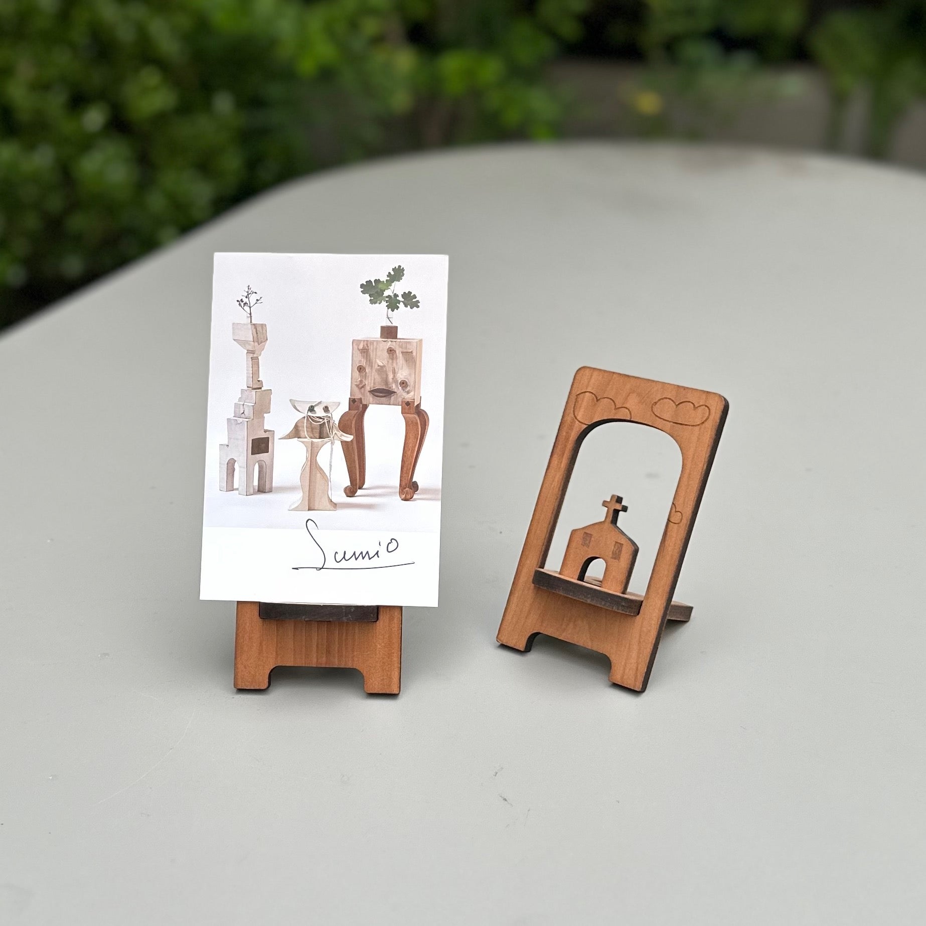 スマホスタンド_学校