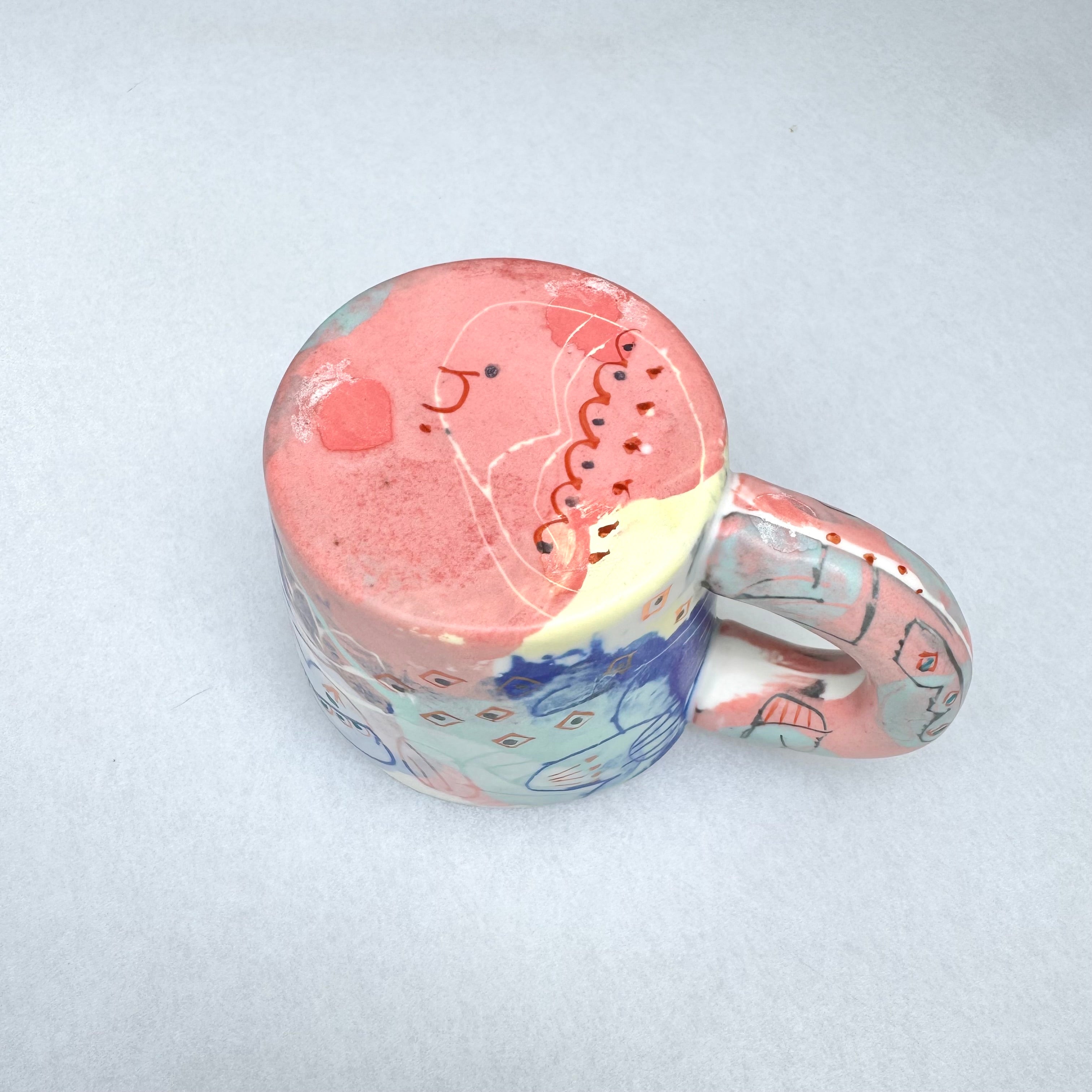 色絵マグカップ(太い取手)_B