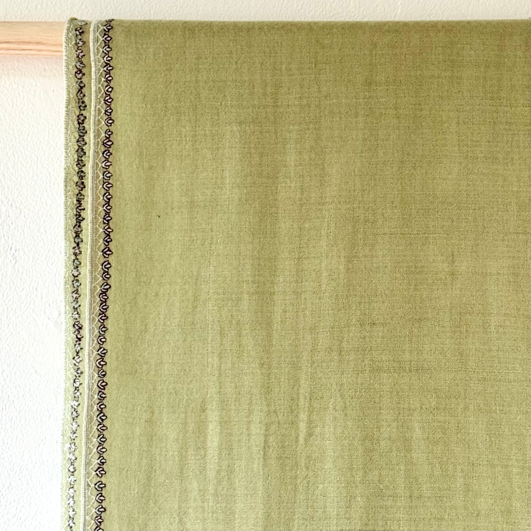 パシュミナストール ソズニ サイドライン リーフ