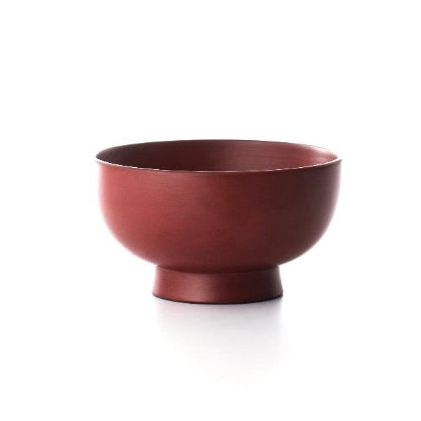Lacquer bowl, medium, red