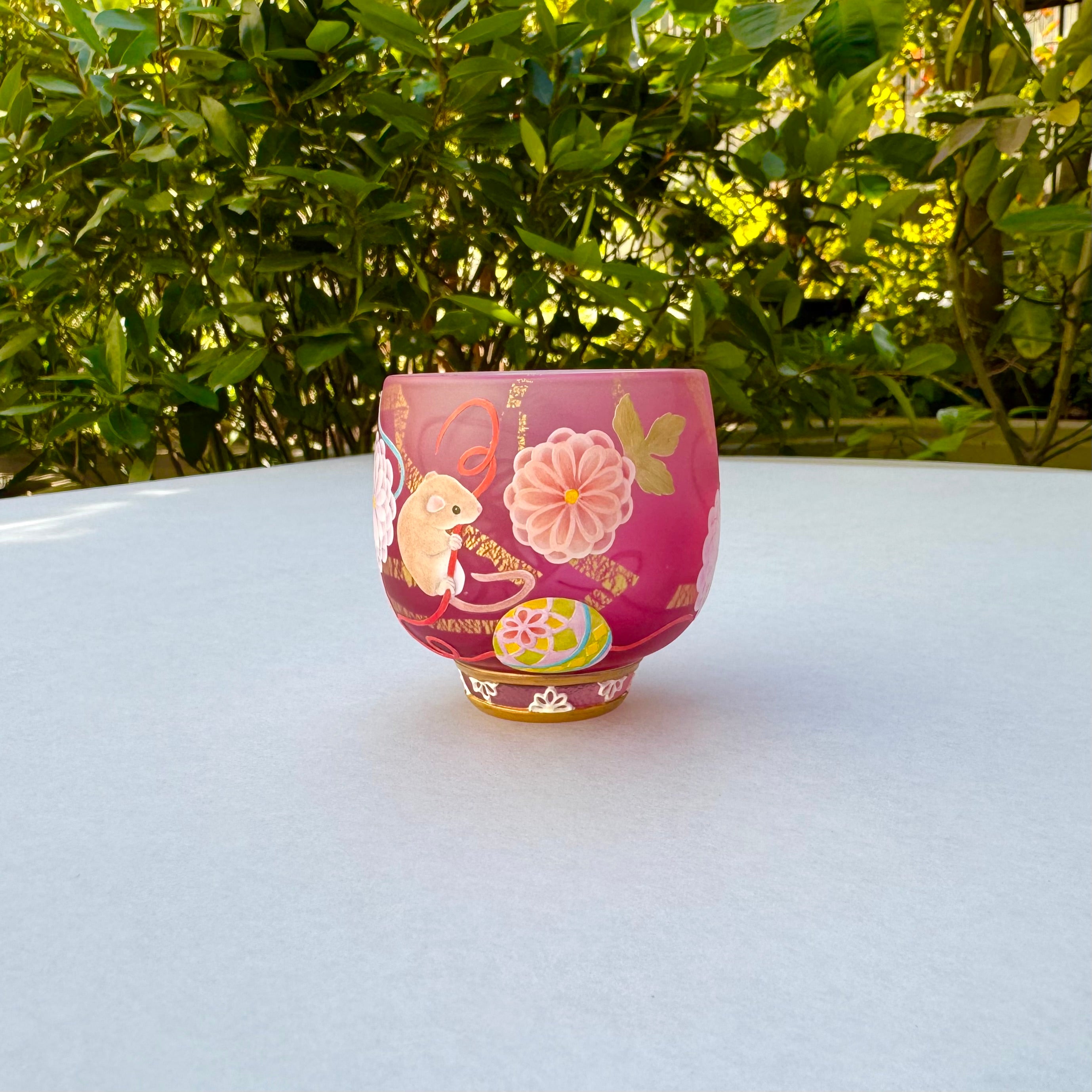 18_Sake Cup "Playing with Balls"