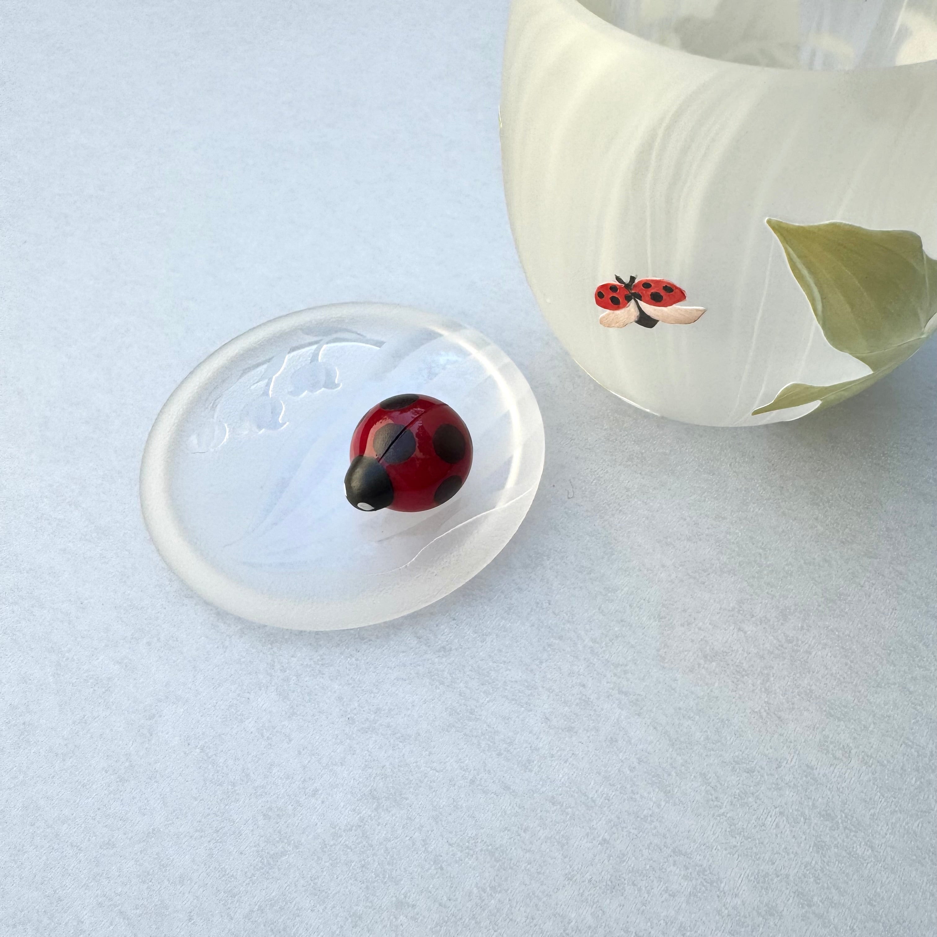 23_Lidded Container "Spring Walk"