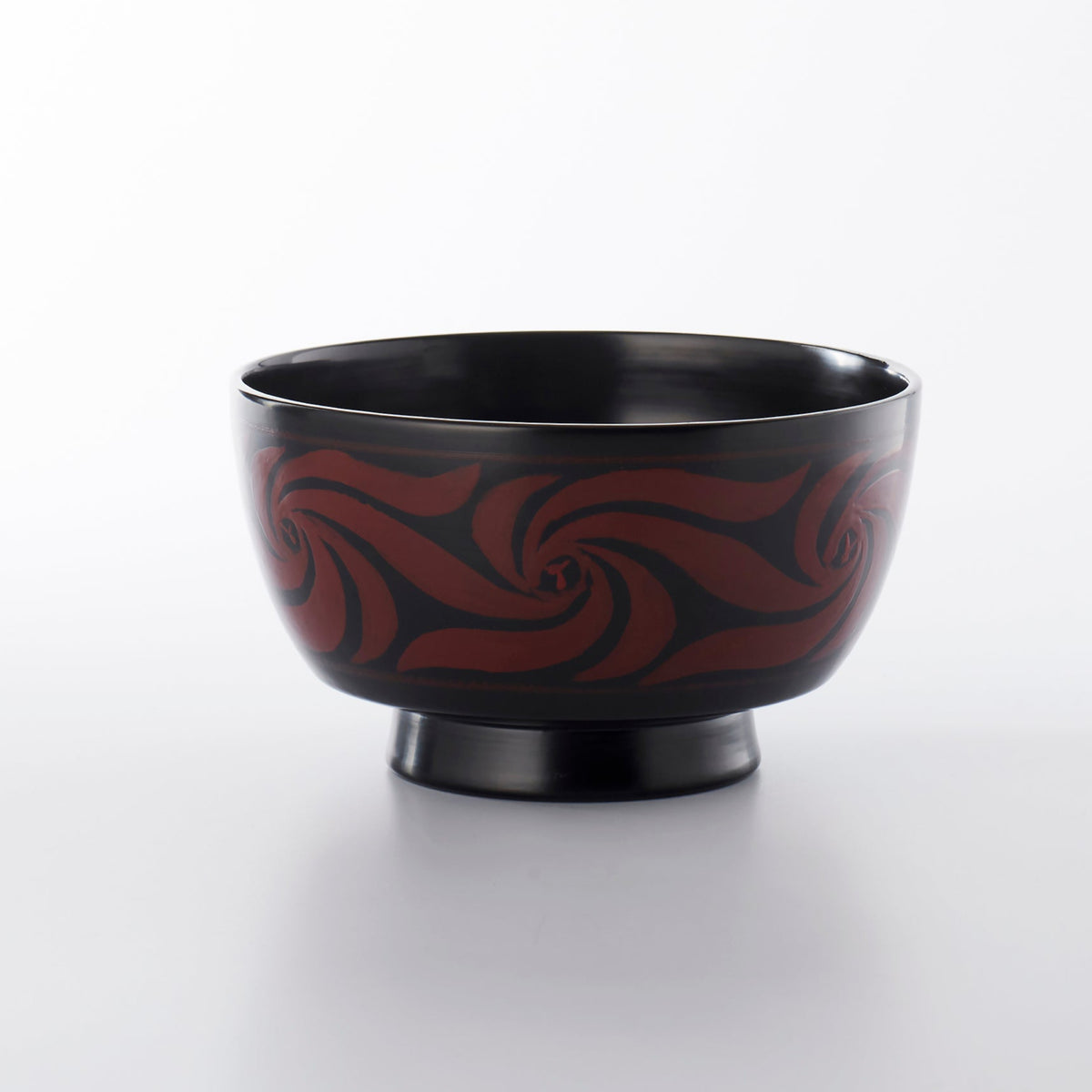矢沢光広作の椀「飯椀 漆絵」