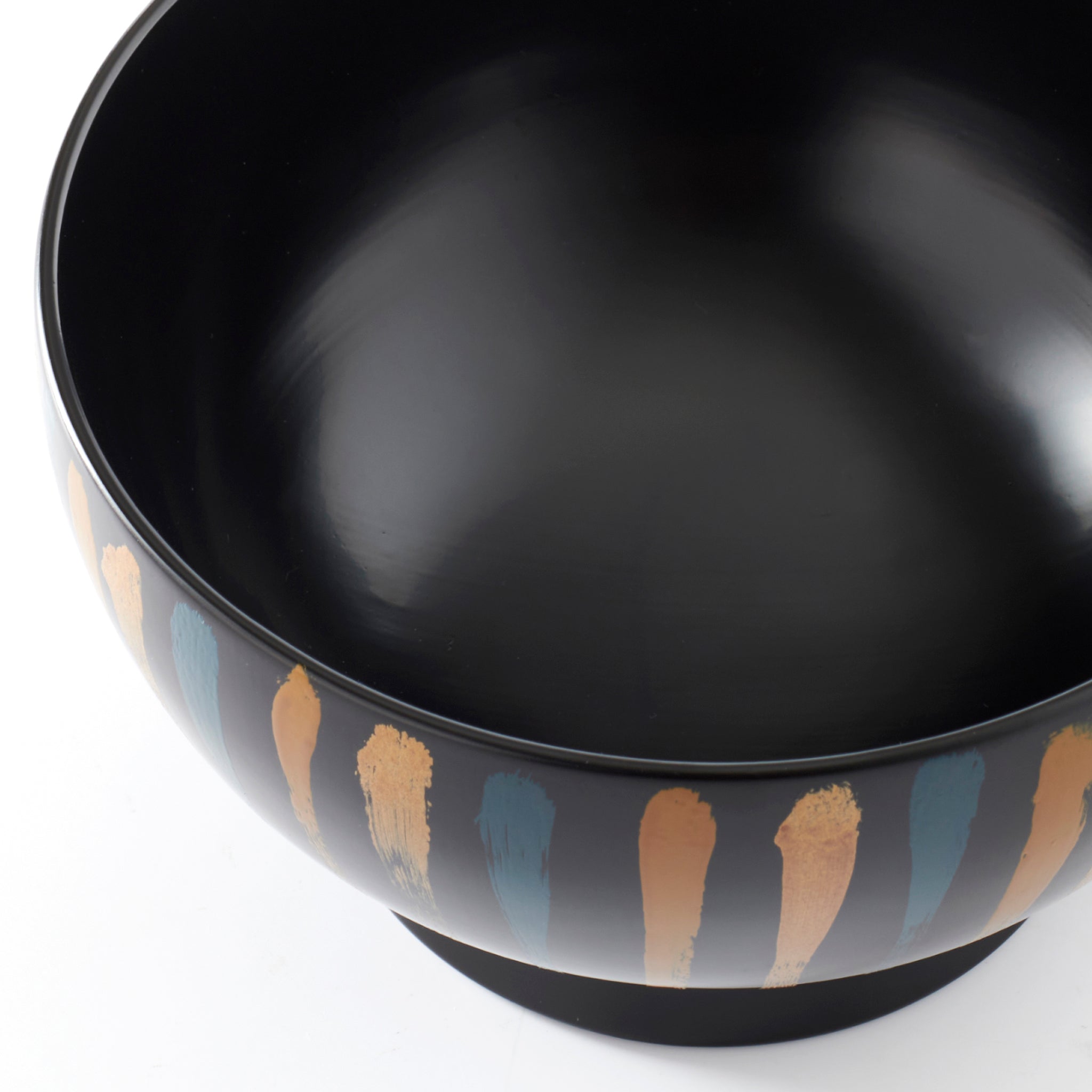Large bowl without lid, lacquer painting B