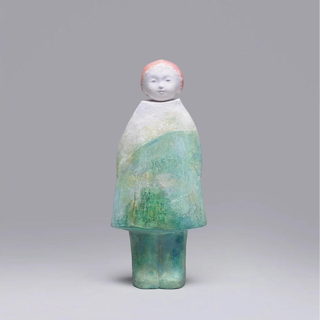 大湊一恵展の案内DM（六本木 courage de vivre、2025年1月25日〜2月2日）