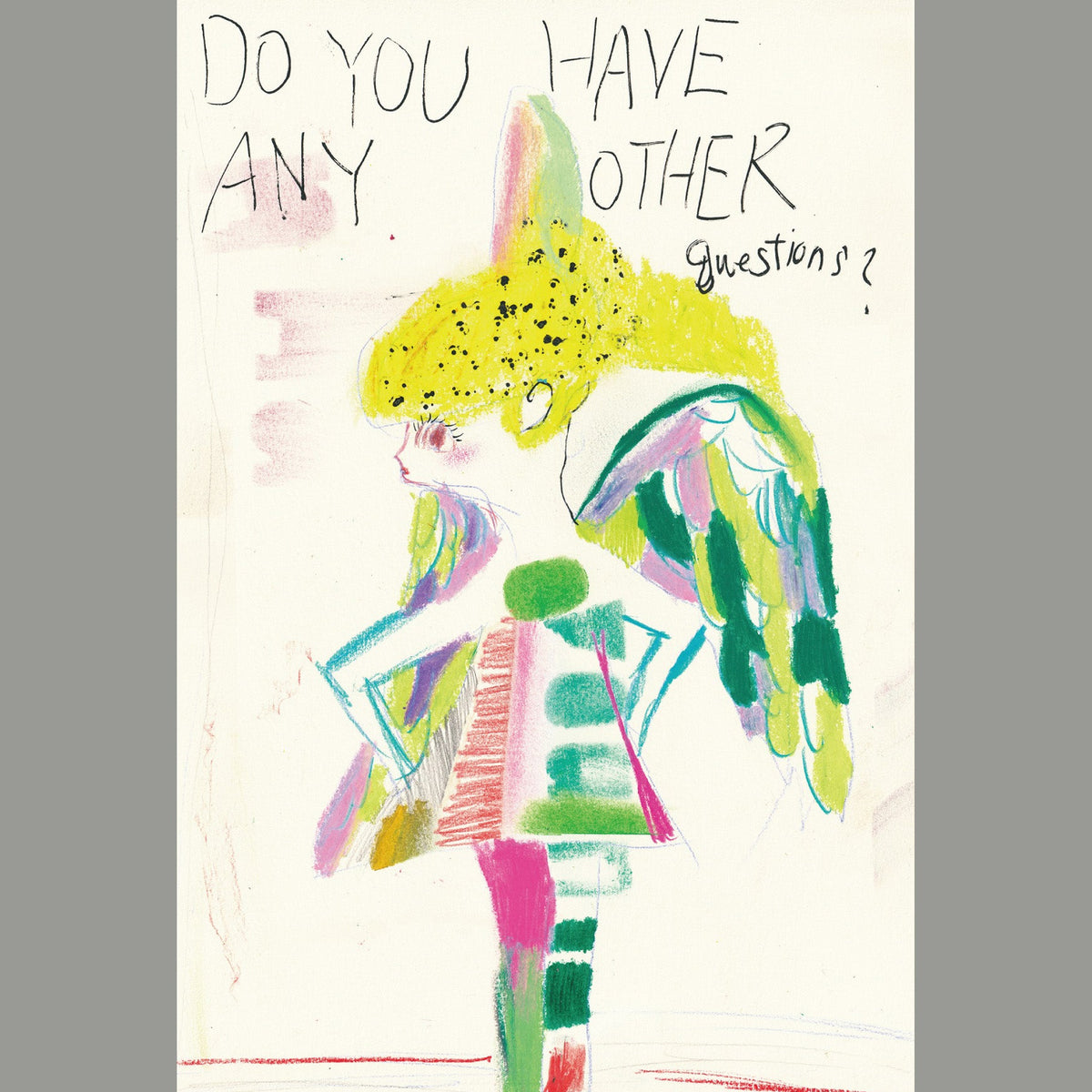末宗美香子展・澤村木綿子 紙芝居の案内DM（六本木 courage de vivre、2026年4月4日〜4月12日）