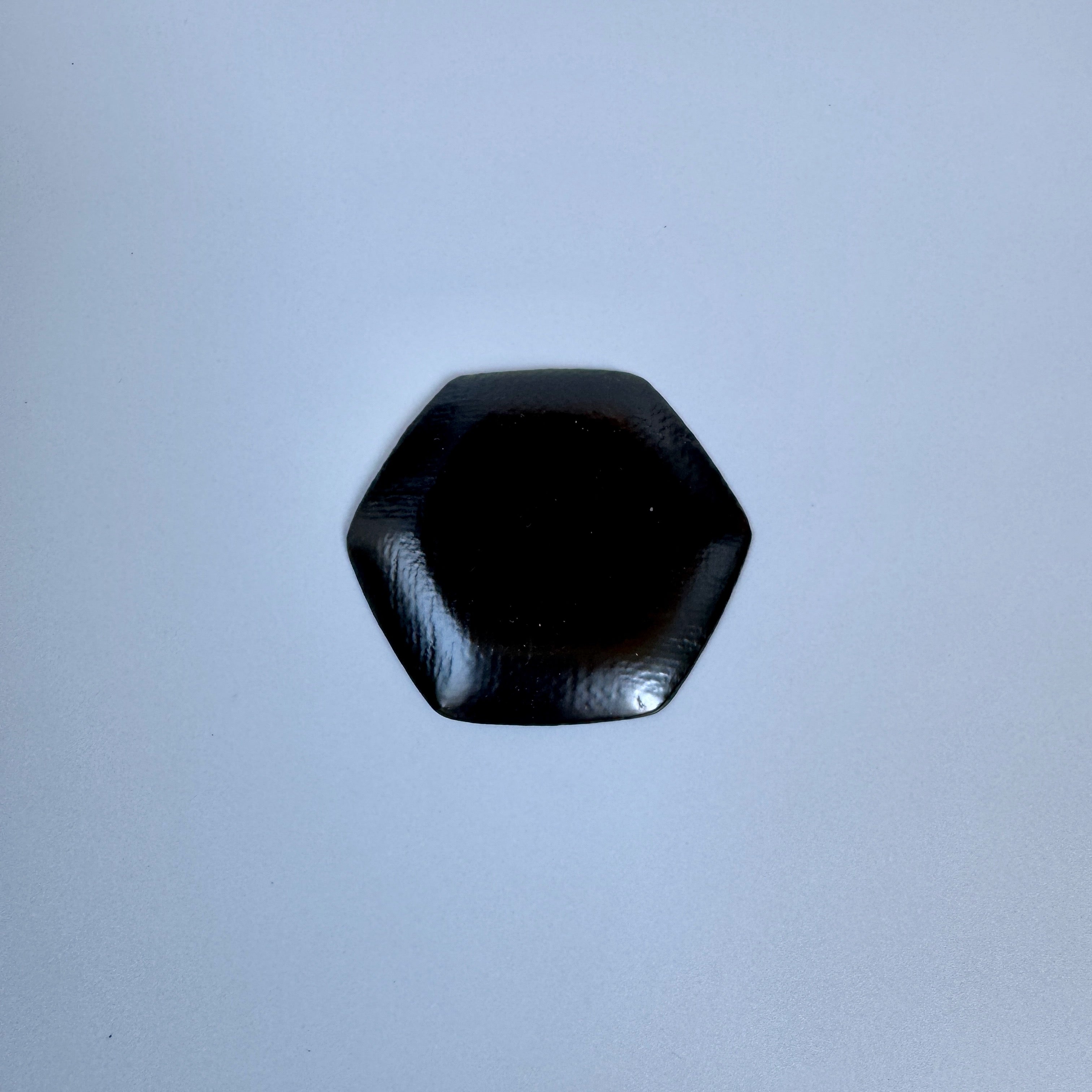 1015A_布目六角皿 黒