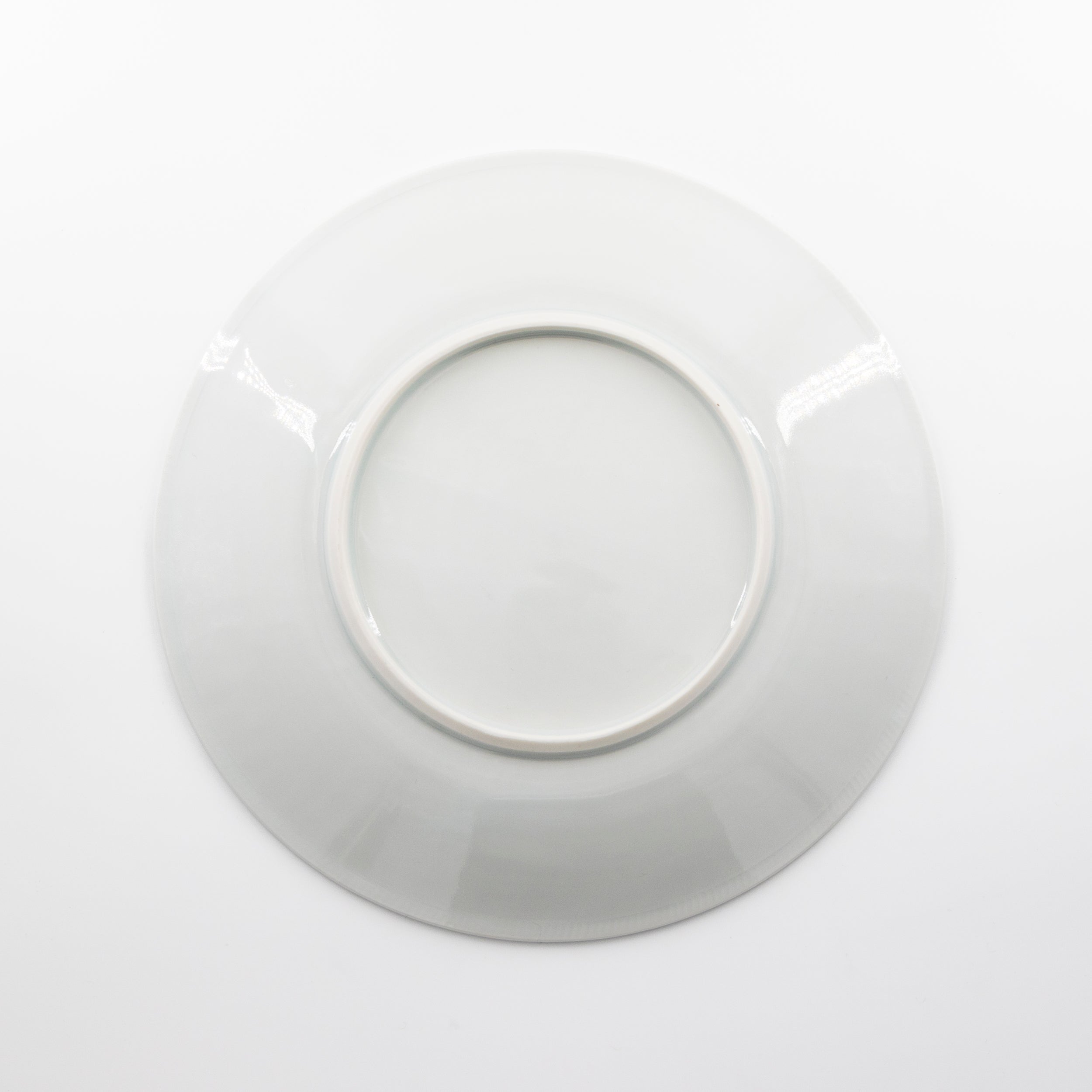 White porcelain Shinogi 7.5 inch plate