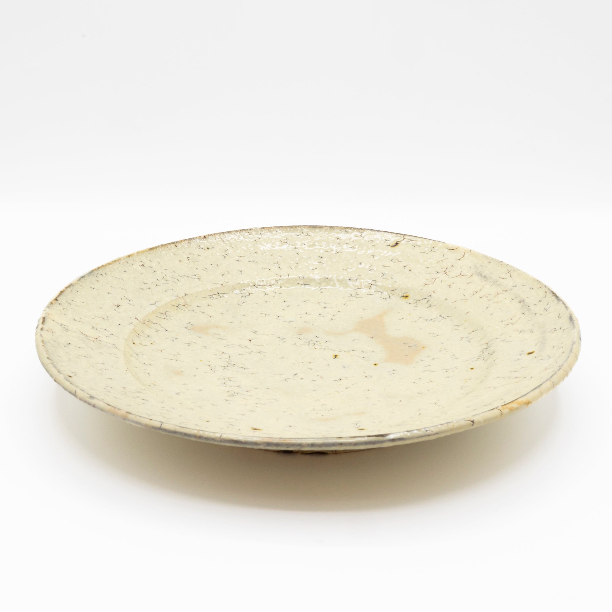 White birch 8-inch rim plate