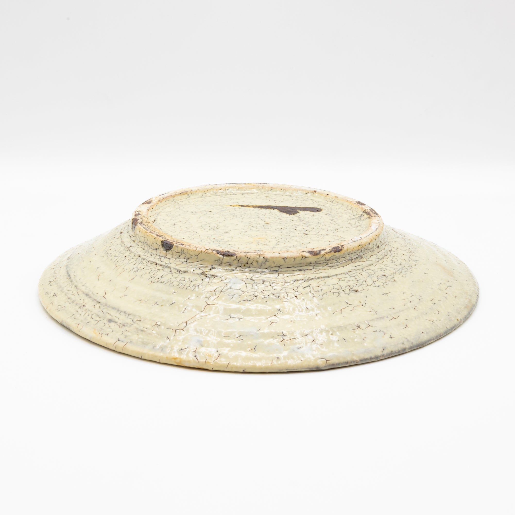 White birch 8-inch rim plate