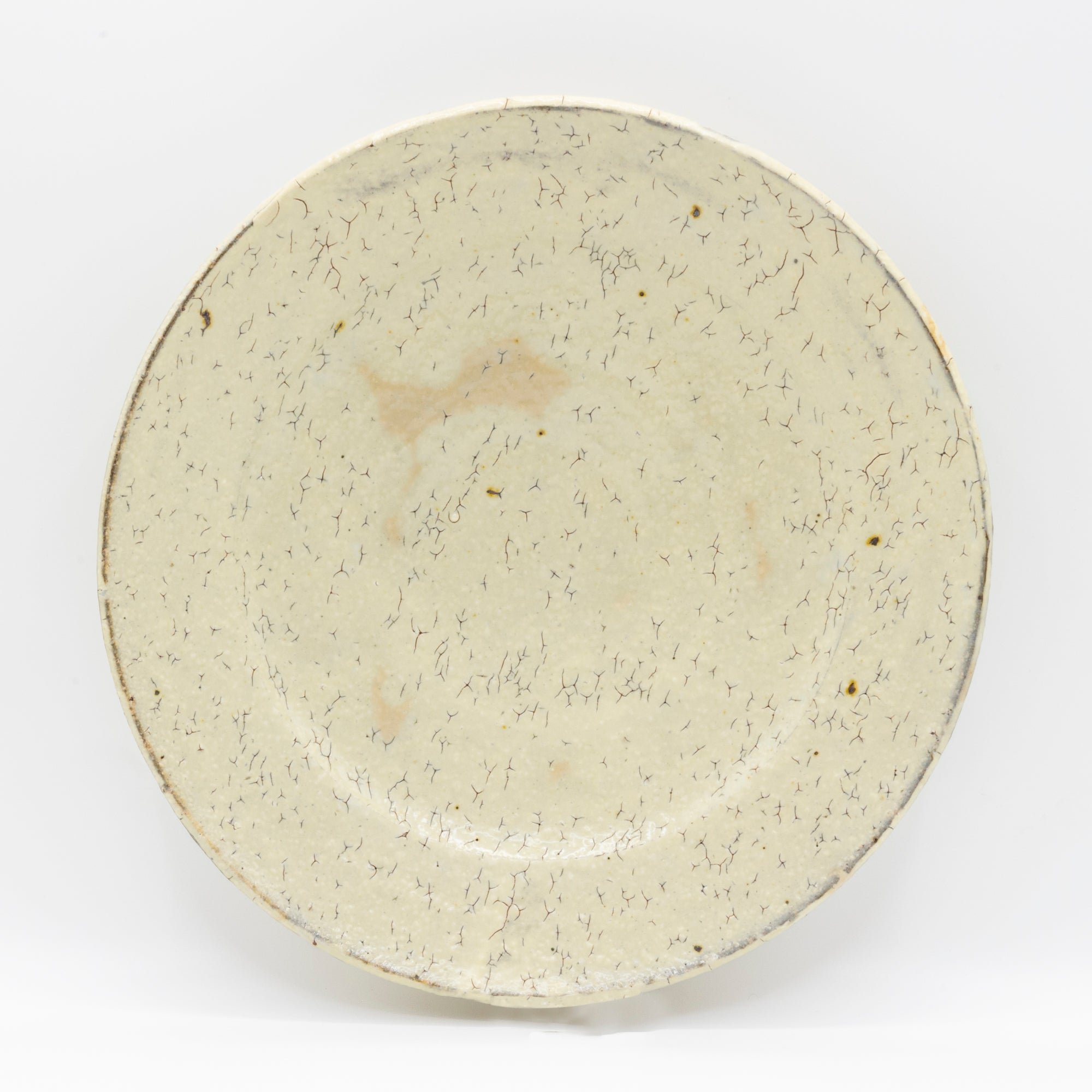 White birch 8-inch rim plate