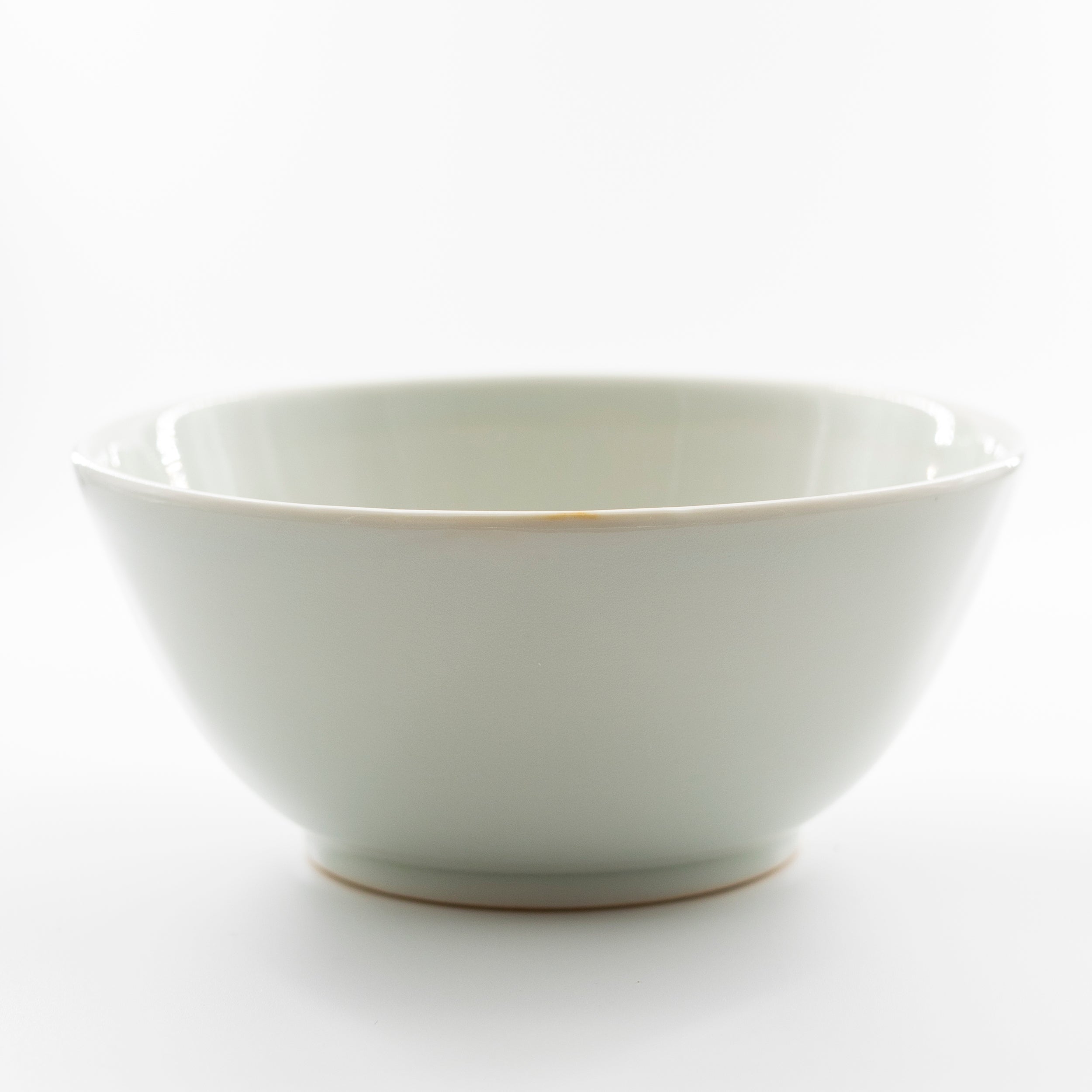 White porcelain double fish bowl