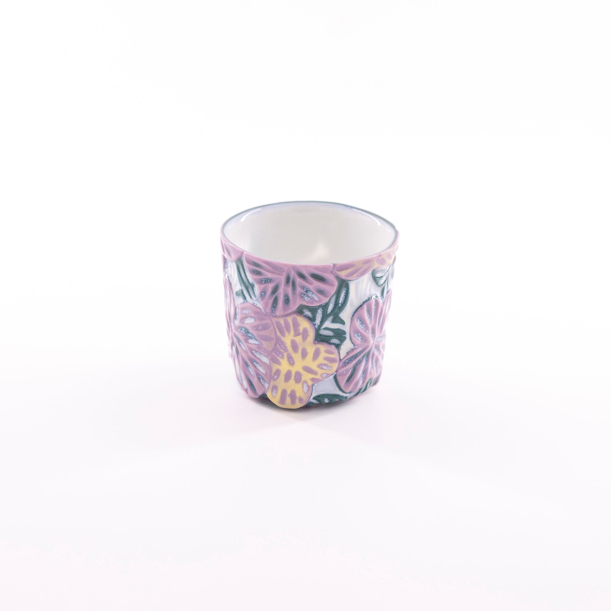 Laminated colored porcelain sake cup B