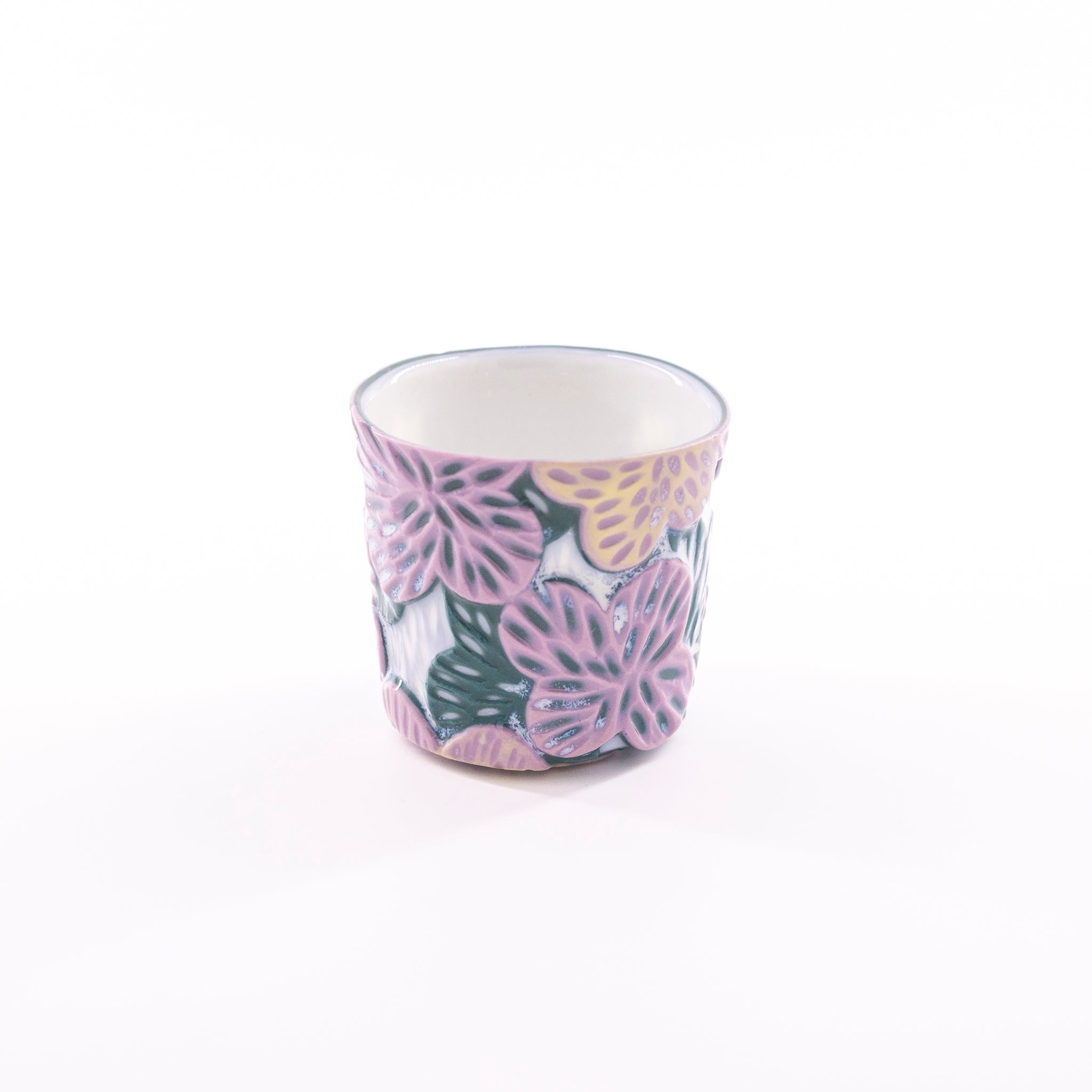 Laminated colored porcelain sake cup B