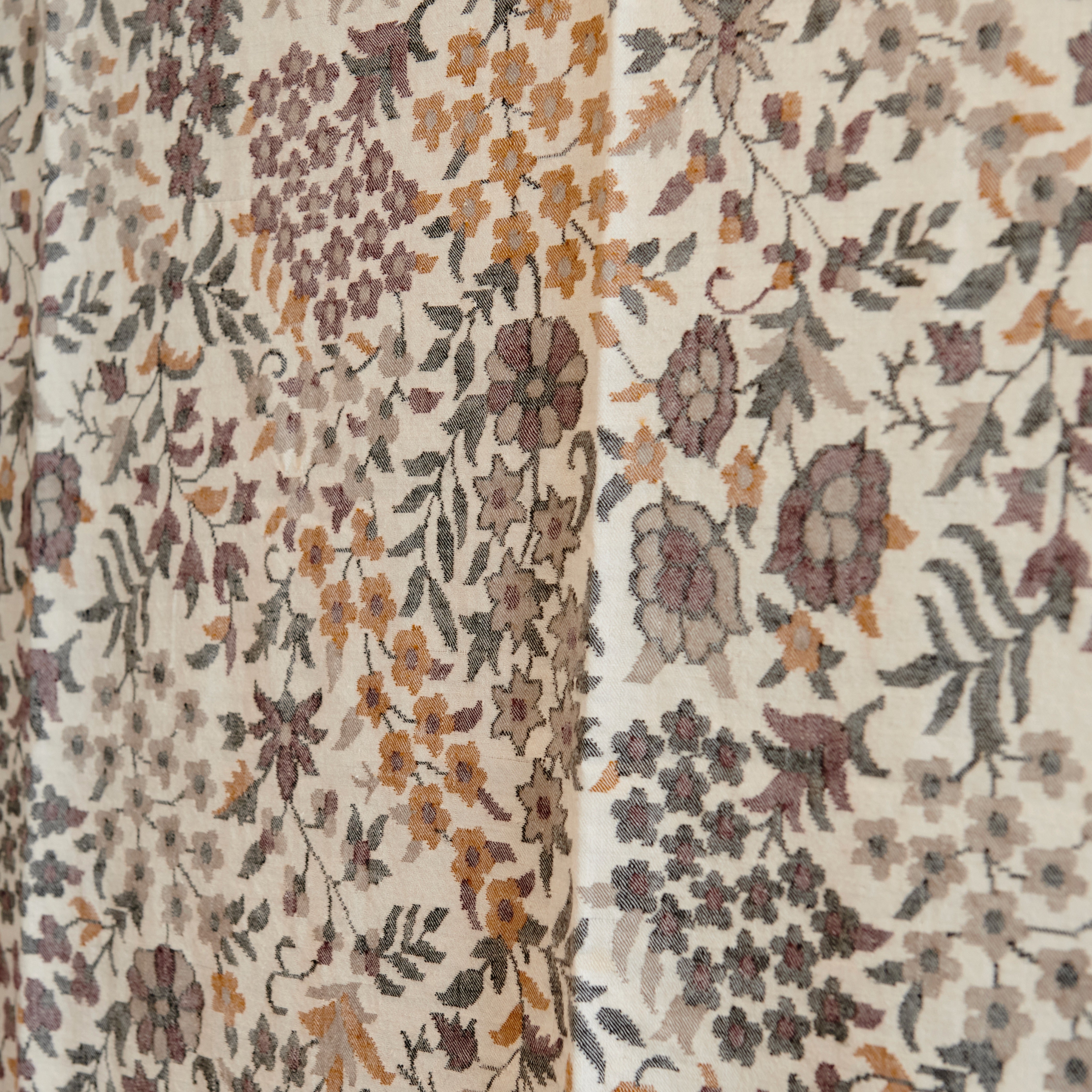 パシュミナショールカニ織　ジャマワール（DM作品）