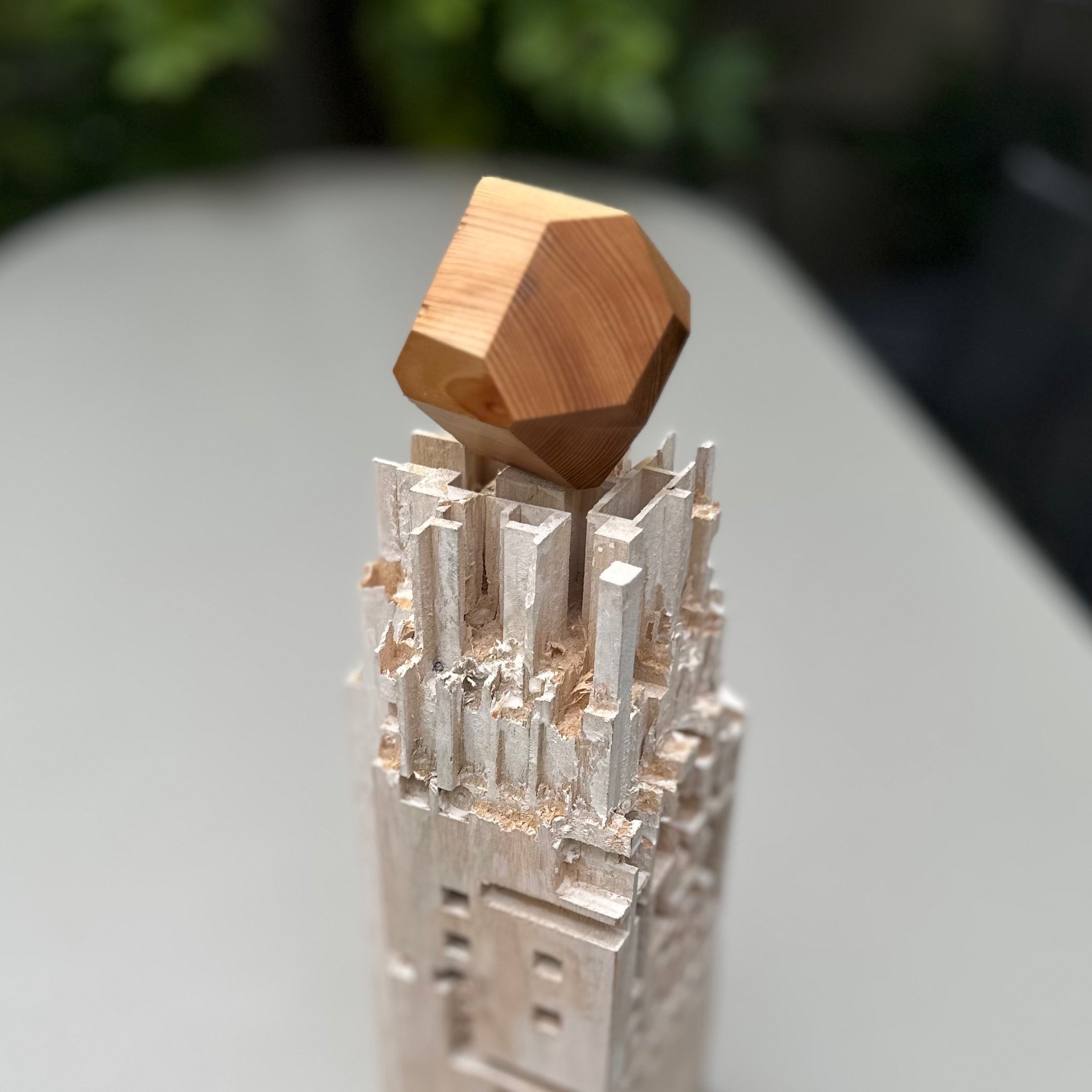 ビル型のオブジェ