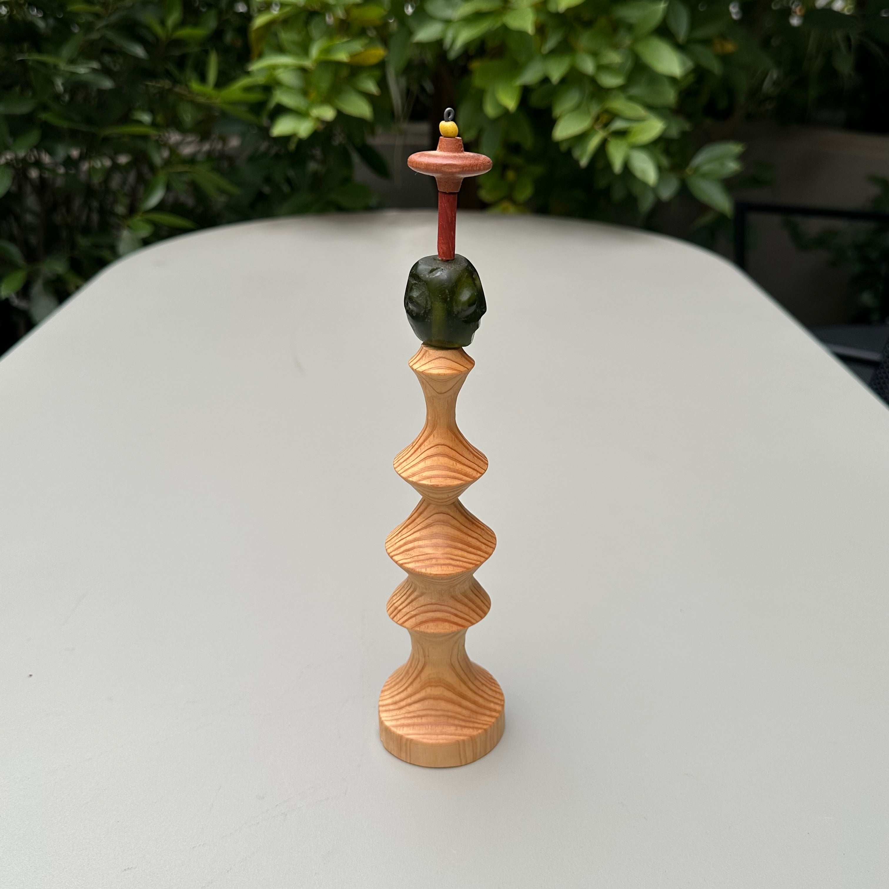 フェイスビーズのオブジェ