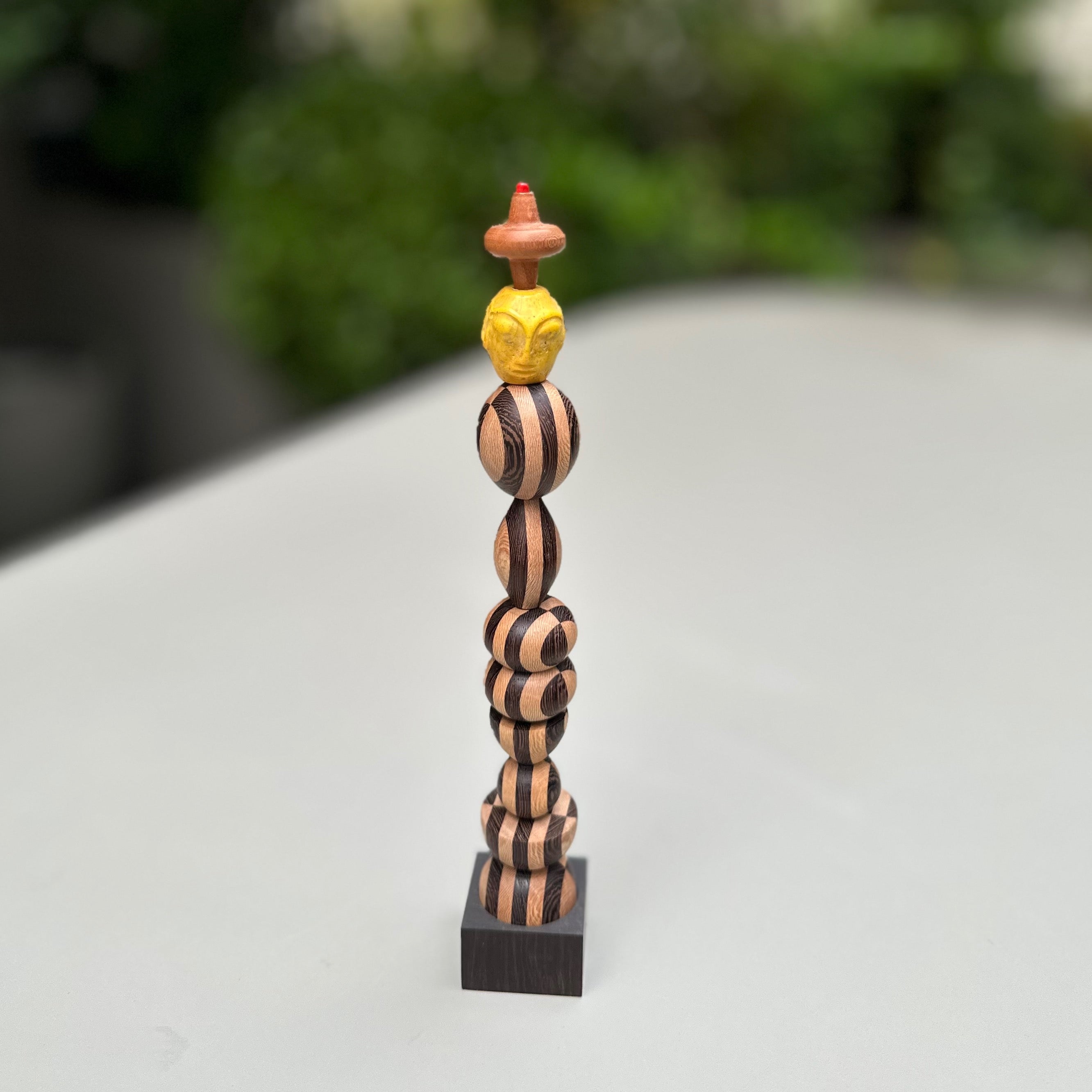 フェイスビーズのオブジェ