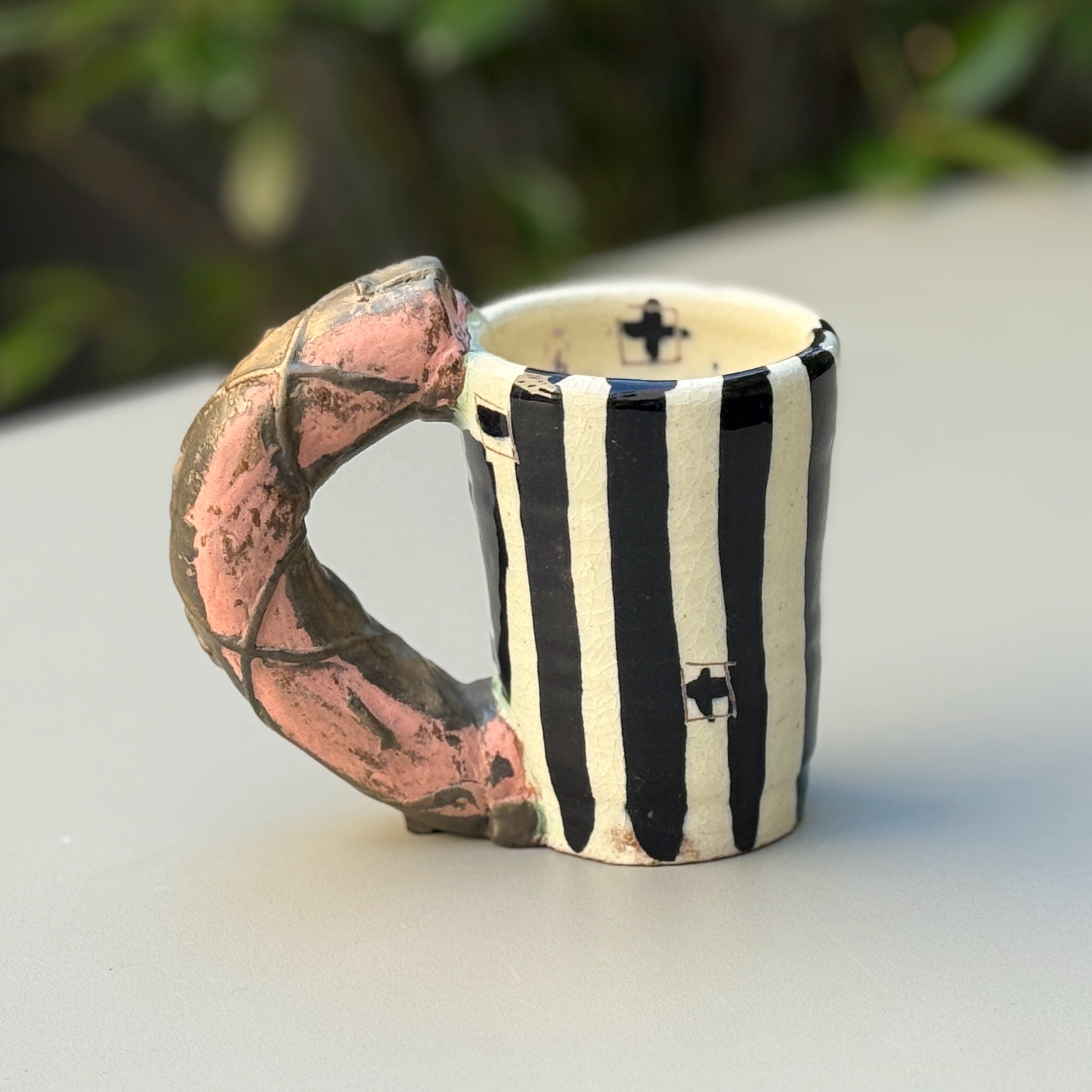 色メタふとうでマグ ピンク