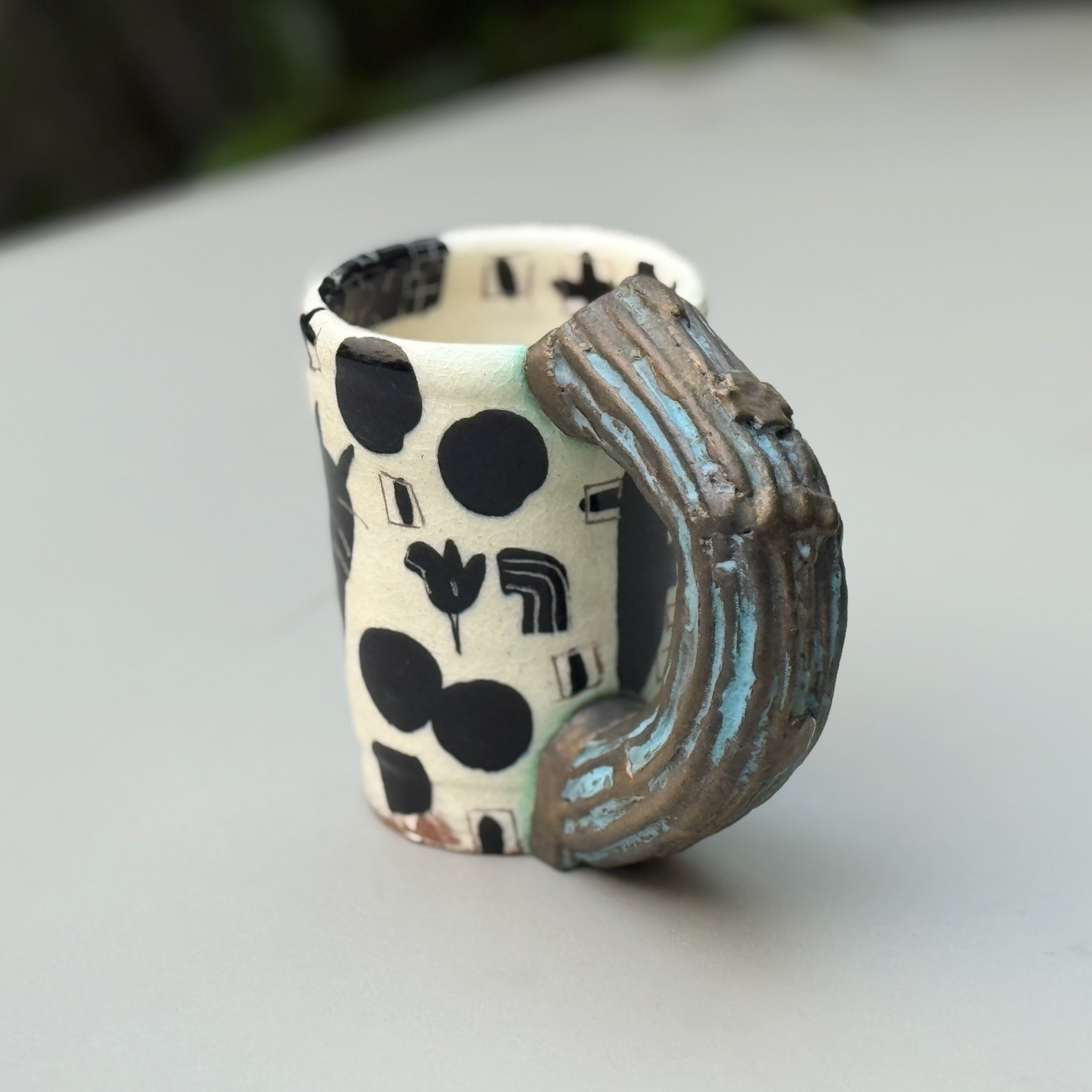 色メタふとうでマグ ブルー