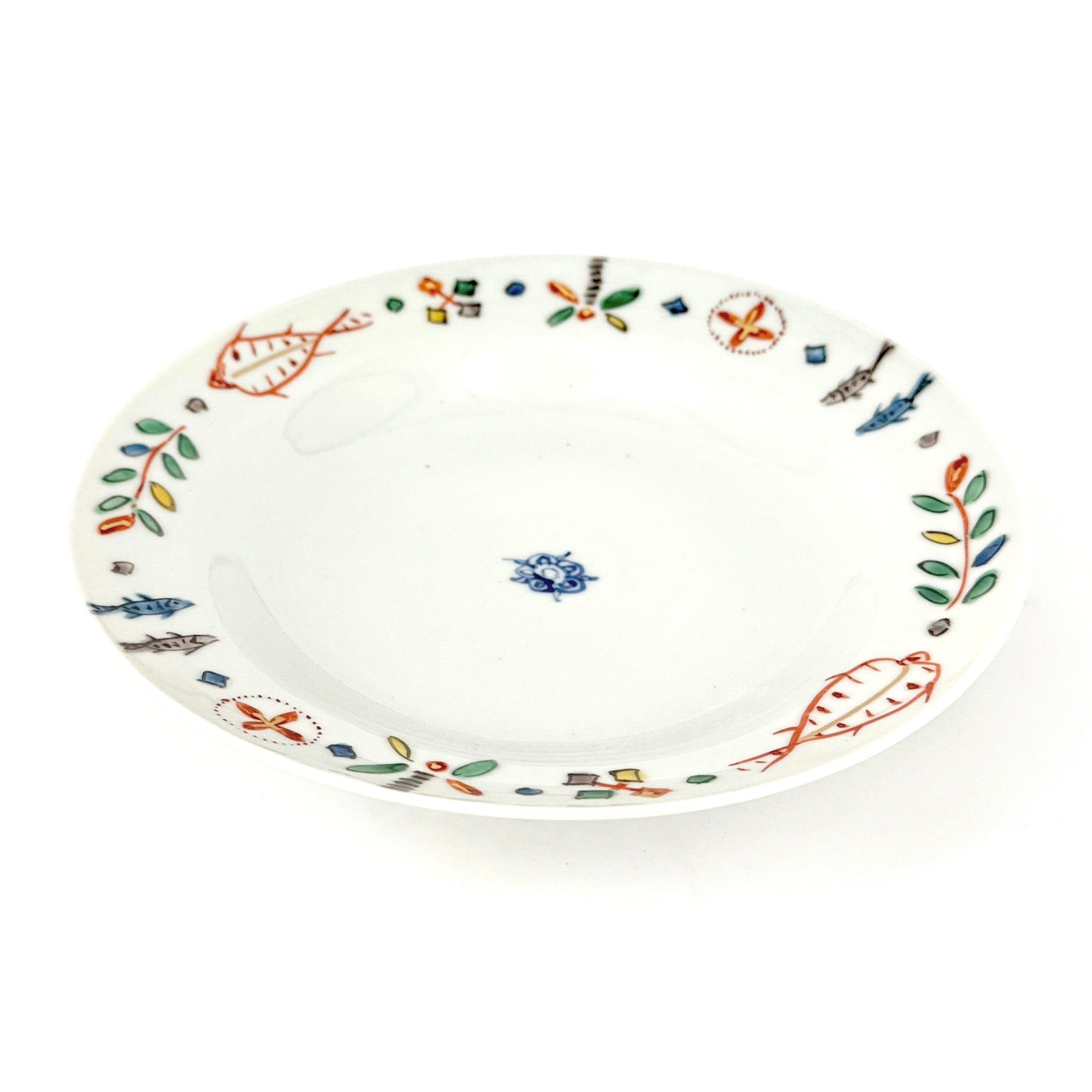 【新品】正木春蔵 色絵染附 牡丹文八角皿 3枚セット 正木春蔵 / Shunzo Masaki 食器