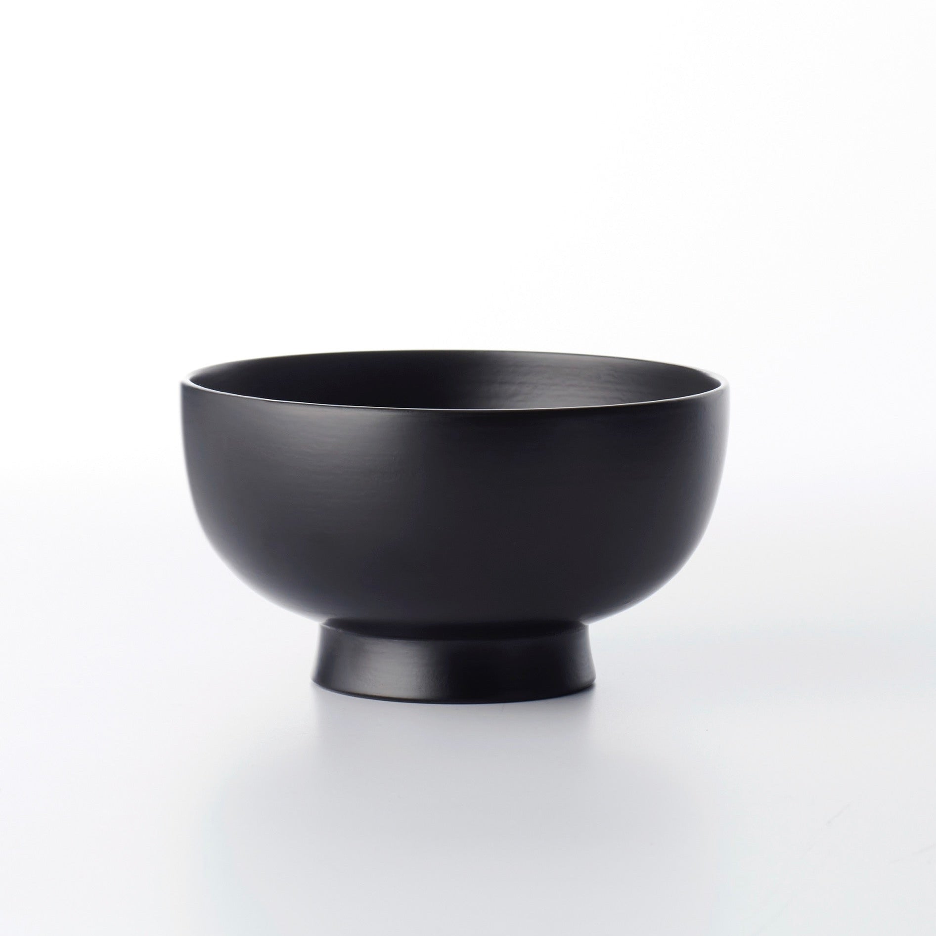 Lacquer bowl, medium, black