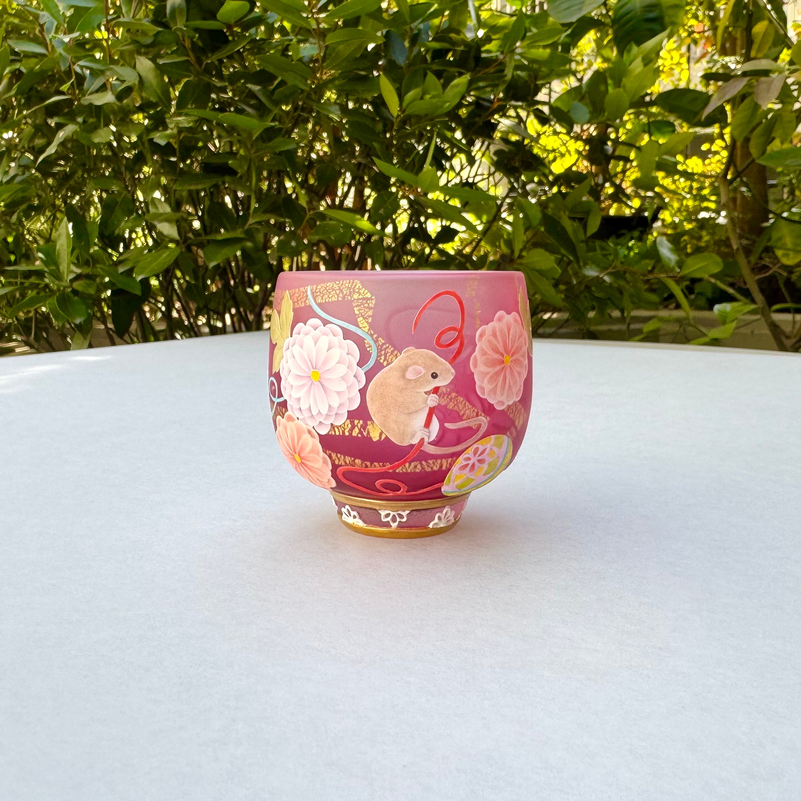 18_Sake Cup "Playing with Balls"