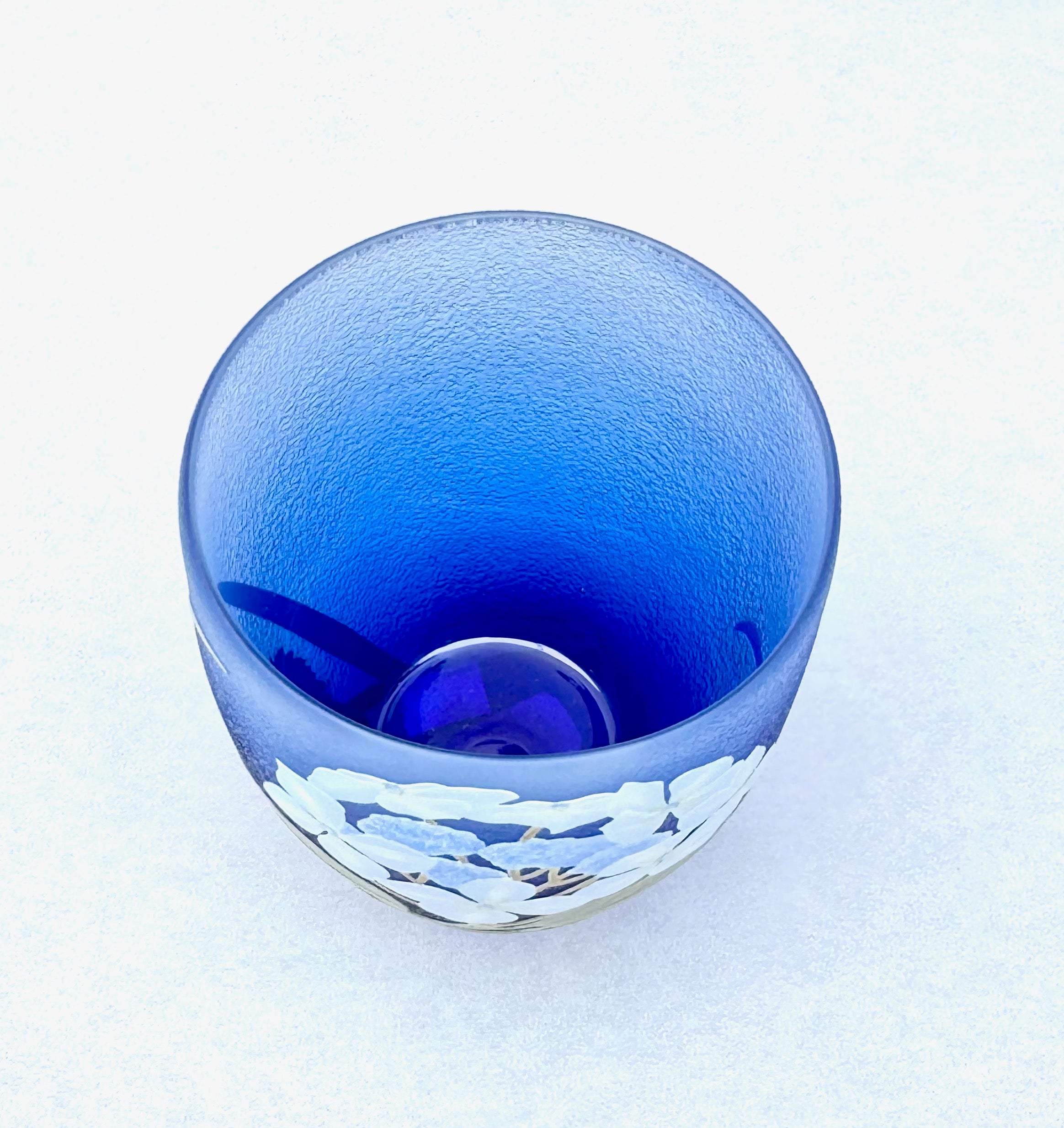 ぐい吞み「額紫陽花」
