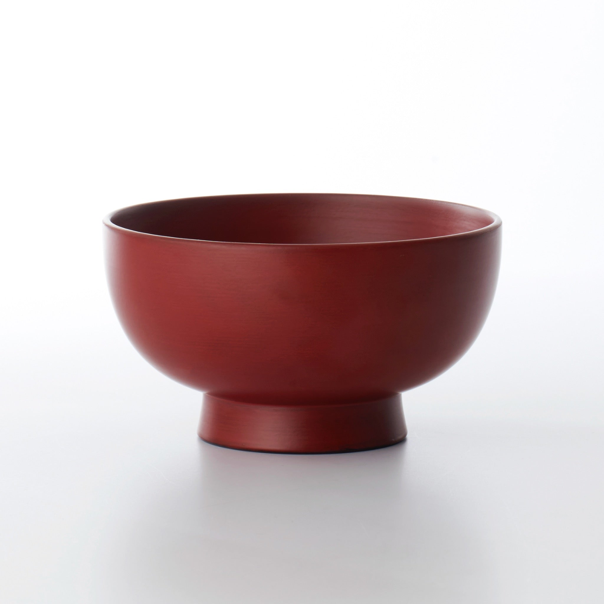 Lacquer bowl, medium, red
